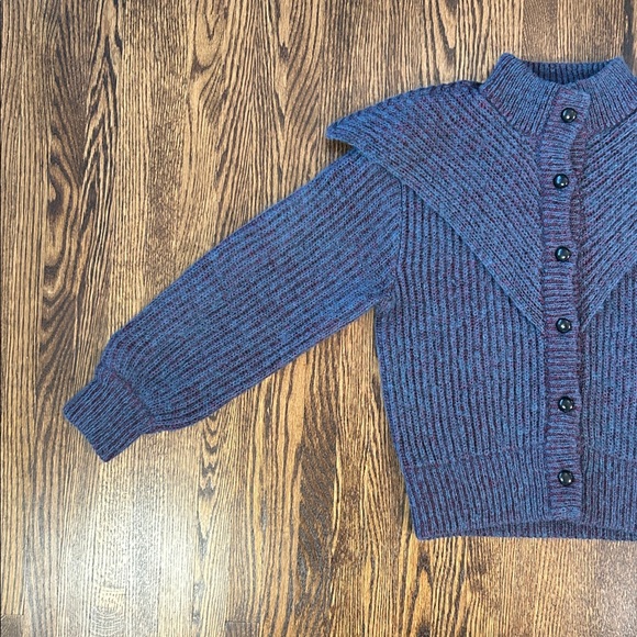 Vintage Purple Button-Up Cardigan - Picture 6 of 8